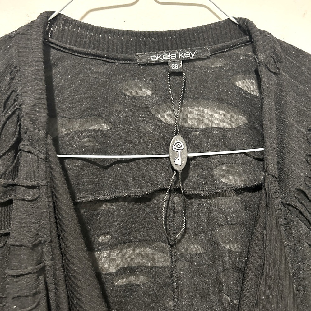 AKELA KEY OPEN CARDIGAN ~ size US 6 - Picture 3 of 7